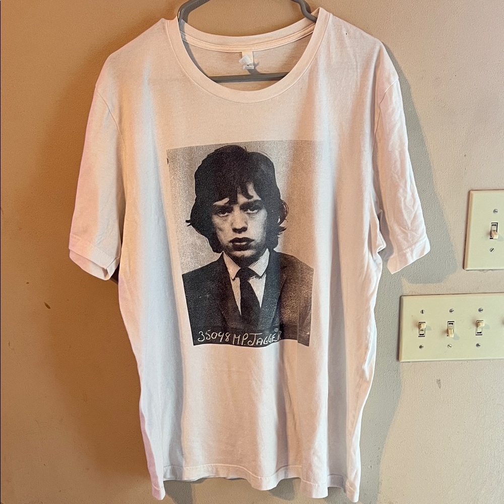 MICK JAGGER MUGSHOT TEE SIZE XL